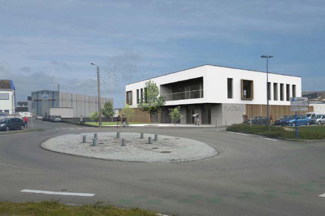 Lire l'article Image du futur siège de Plastimo à Lorient