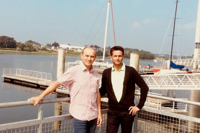 Richard Demeule et Eric Lerendu, fondateurs de Marine Mobile Diffusion
