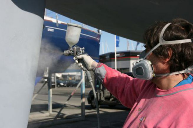 Passage d'antifouling