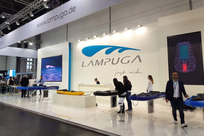Le stand Lampuga au Boot Dsseldorf