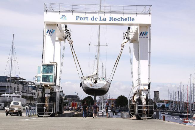 Elevateur  bateaux du plateau nautique de La Rochelle