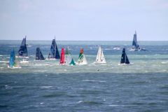 D�part de course au large lors de la Transat Jacques Vabre