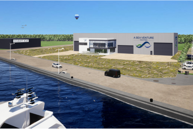 Le chantier naval A Sea Venture Collective doit construire un btiment neuf  Canet-en-Roussillon