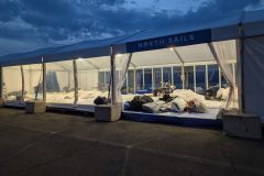 Aux Voiles de Saint-Tropez, North Sails monte une voilerie de 250 m²