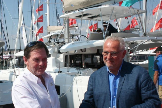 Loic Bonnet et Didier Stoessel, le fondateur et le nouvel actionnaire de Dream Yacht Charter