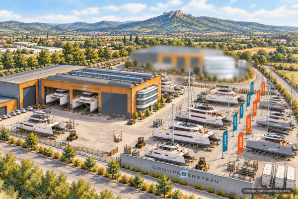 Beneteau prévoit un site de 15 000 m² pour le refit des grandes unités