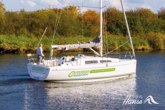 Voilier lectrique dvelopp par Hanse Yachts