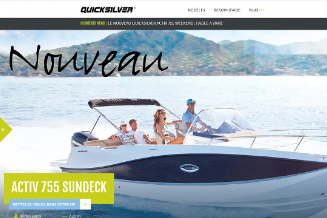 Nouveau site internet Quicksilver