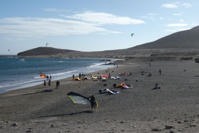 Spot de planche  voile et de kitesurf aux Canaries